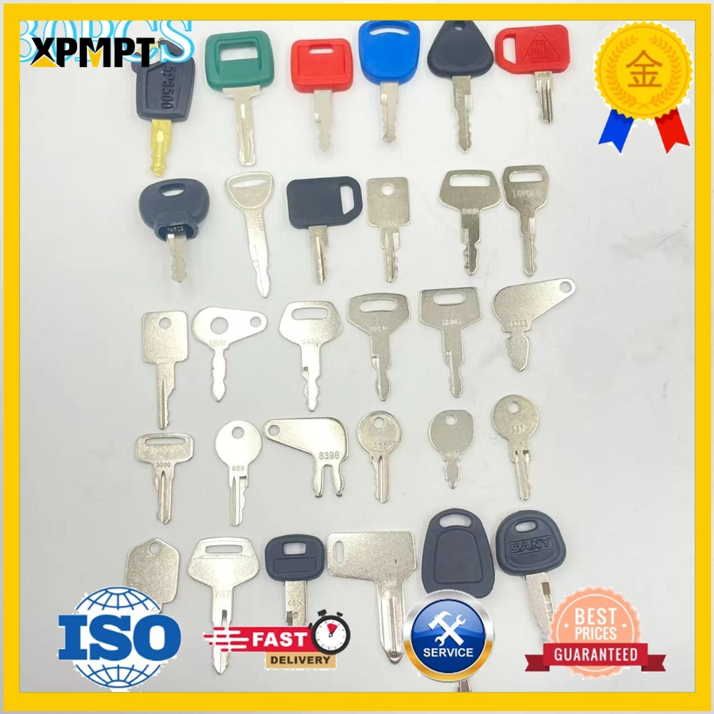Heavy Equipment Komatsu - Set di 30 chiavi per attrezzature