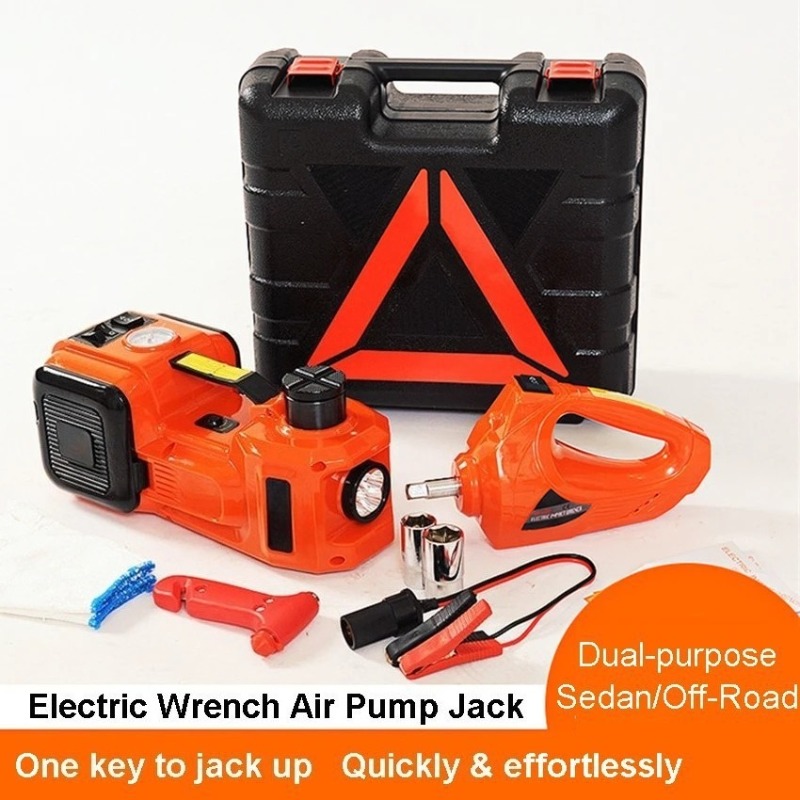 Hydraulic Floor Jack - Martinetto Idraulico Elettrico 12V per Auto,